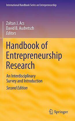 eBook (pdf) Handbook of Entrepreneurship Research de Zoltan J. Acs, David B. Audretsch