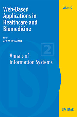 Couverture cartonnée Web-Based Applications in Healthcare and Biomedicine de 