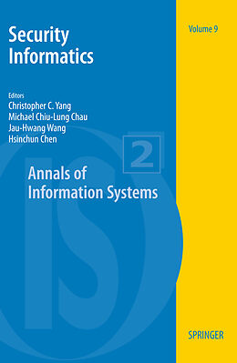 eBook (pdf) Security Informatics de Christopher C. Yang, Michael Chiu-Lung Chau, Jau-Hwang Wang