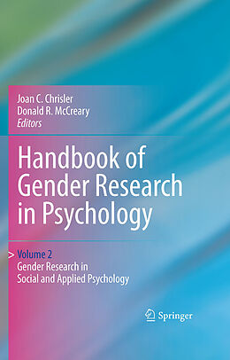 eBook (pdf) Handbook of Gender Research in Psychology de Joan C. Chrisler, Donald R. McCreary