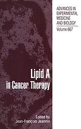 eBook (pdf) Lipid A in Cancer Therapy de Jean-François Jeannin