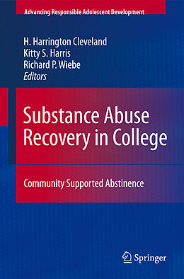 Livre Relié Substance Abuse Recovery in College de 