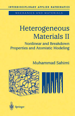 Couverture cartonnée Heterogeneous Materials de Muhammad Sahimi