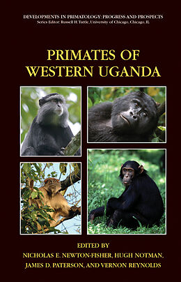 Couverture cartonnée Primates of Western Uganda de 