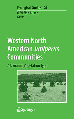 Kartonierter Einband Western North American Juniperus Communities von 