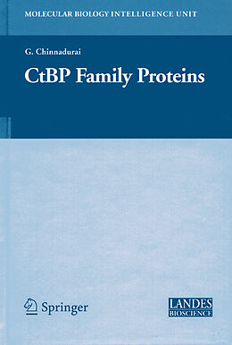 Couverture cartonnée CtBP Family Proteins de 