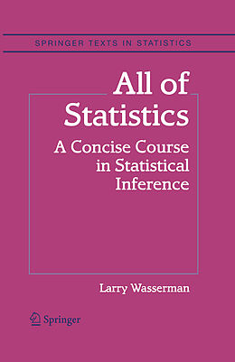 Kartonierter Einband All of Statistics von Larry Wasserman