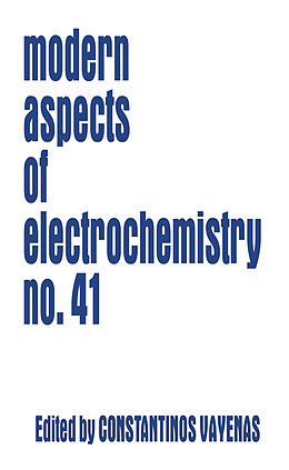 Couverture cartonnée Modern Aspects of Electrochemistry 41 de 
