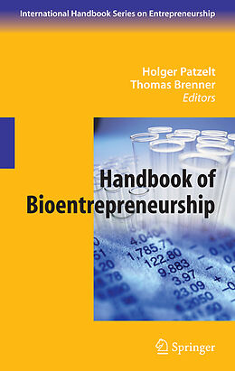 Couverture cartonnée Handbook of Bioentrepreneurship de 