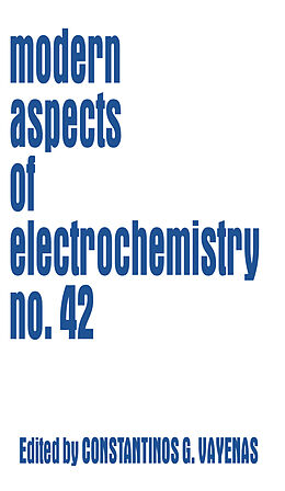 Couverture cartonnée Modern Aspects of Electrochemistry 42 de 