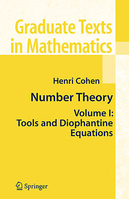 Couverture cartonnée Number Theory de Henri Cohen