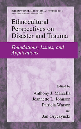 Couverture cartonnée Ethnocultural Perspectives on Disaster and Trauma de 