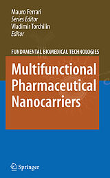 Couverture cartonnée Multifunctional Pharmaceutical Nanocarriers de 