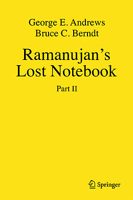 Couverture cartonnée Ramanujan's Lost Notebook de Bruce C. Berndt, George E. Andrews