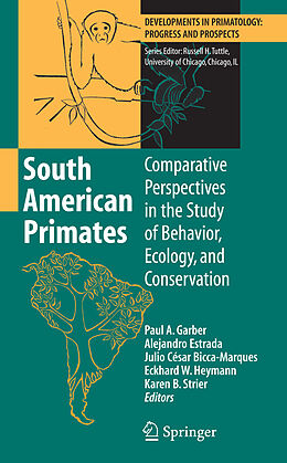 Couverture cartonnée South American Primates de 