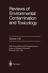 Kartonierter Einband (Kt) Reviews of Environmental Contamination and Toxicology 170 von