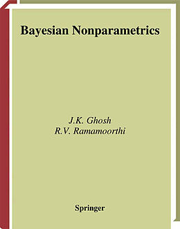 Couverture cartonnée Bayesian Nonparametrics de J.K. Ghosh, R.V. Ramamoorthi