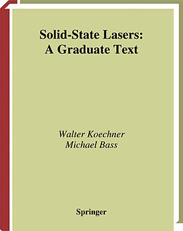 Couverture cartonnée Solid-State Lasers de Michael Bass, Walter Koechner