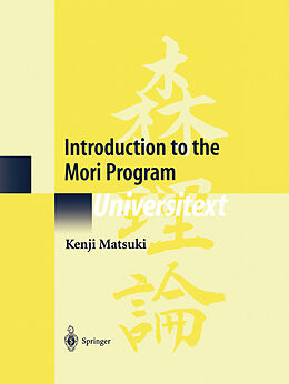 Kartonierter Einband Introduction to the Mori Program von Kenji Matsuki
