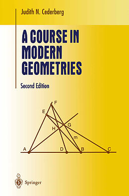 Kartonierter Einband A Course in Modern Geometries von Judith N. Cederberg