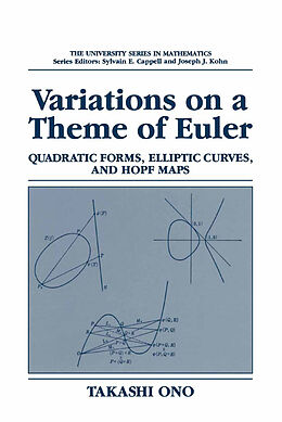 Couverture cartonnée Variations on a Theme of Euler de Takashi Ono