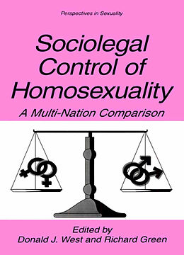 Couverture cartonnée Sociolegal Control of Homosexuality de 