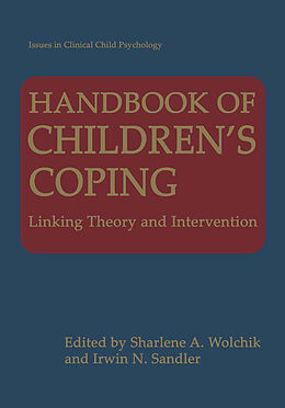 Couverture cartonnée Handbook of Children s Coping de 