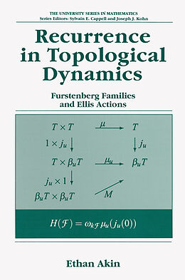 Couverture cartonnée Recurrence in Topological Dynamics de Ethan Akin