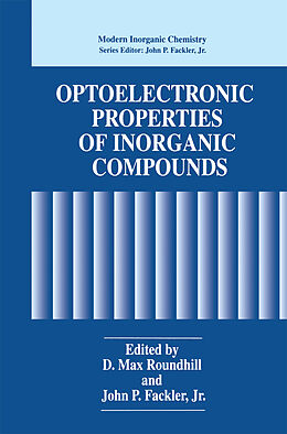 Couverture cartonnée Optoelectronic Properties of Inorganic Compounds de D. Max Roundhill