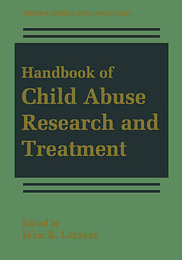Couverture cartonnée Handbook of Child Abuse Research and Treatment de 