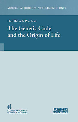Couverture cartonnée The Genetic Code and the Origin of Life de 