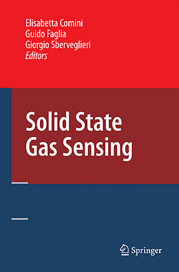 Couverture cartonnée Solid State Gas Sensing de 