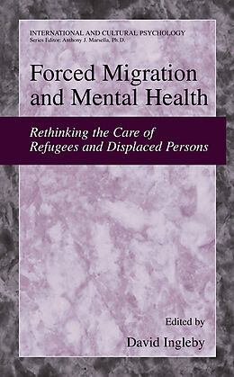 Couverture cartonnée Forced Migration and Mental Health de David Ingleby