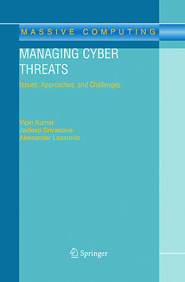 Kartonierter Einband Managing Cyber Threats von Vipin Kumar