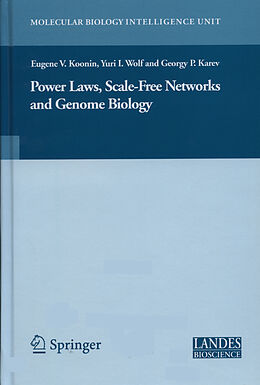 Kartonierter Einband Power Laws, Scale-Free Networks and Genome Biology von 