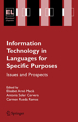 Couverture cartonnée Information Technology in Languages for Specific Purposes de 