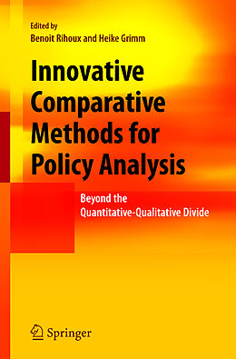 Couverture cartonnée Innovative Comparative Methods for Policy Analysis de 