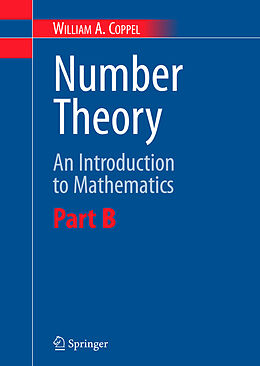 Couverture cartonnée Number Theory de W. A. Coppel