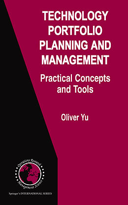 Couverture cartonnée Technology Portfolio Planning and Management de Oliver Yu