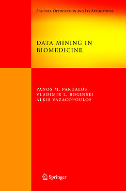 Couverture cartonnée Data Mining in Biomedicine de 