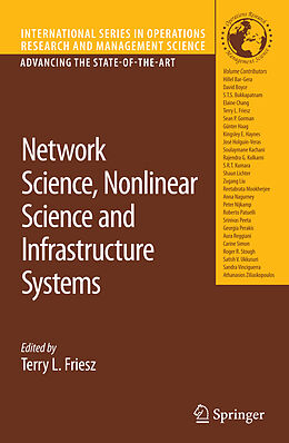 Couverture cartonnée Network Science, Nonlinear Science and Infrastructure Systems de 