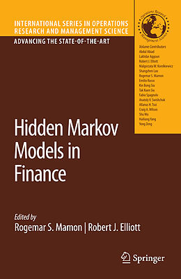 Kartonierter Einband Hidden Markov Models in Finance von 