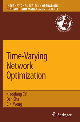 Couverture cartonnée Time-Varying Network Optimization de C. K. Wong, Dan Sha