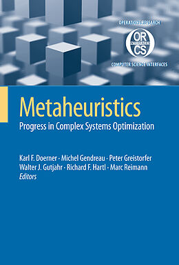 Couverture cartonnée Metaheuristics de 