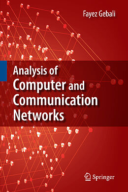 Couverture cartonnée Analysis of Computer and Communication Networks de Fayez Gebali