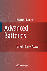 Couverture cartonnée Advanced Batteries de Robert Huggins