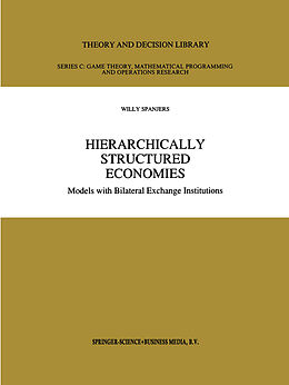 Kartonierter Einband Hierarchically Structured Economies von Willy Spanjers