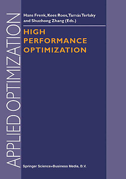 Couverture cartonnée High Performance Optimization de 