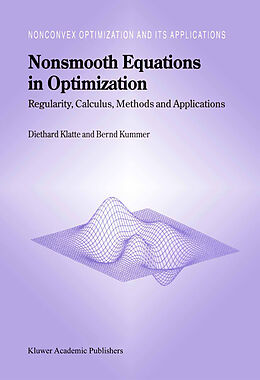 Kartonierter Einband Nonsmooth Equations in Optimization von B. Kummer, Diethard Klatte