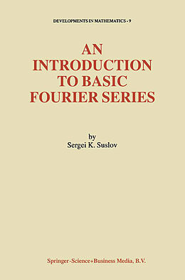 Couverture cartonnée An Introduction to Basic Fourier Series de Sergei Suslov